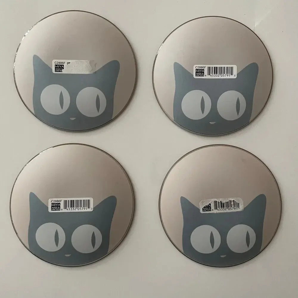 Cat Eyes Mini Plates by Miya Company Japan Dessert Trinkets Porcelain